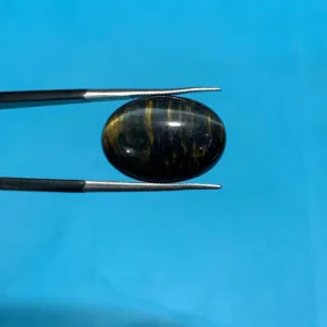 Natural Black Tiger Eye Gemstone 10.20ct Loose Polished Stone