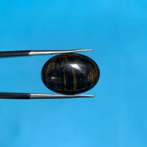 Natural Black Tiger Eye Gemstone 10.20ct Loose Polished Stone
