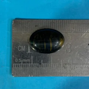 Natural Black Tiger Eye Gemstone 10.20ct Loose Polished Stone